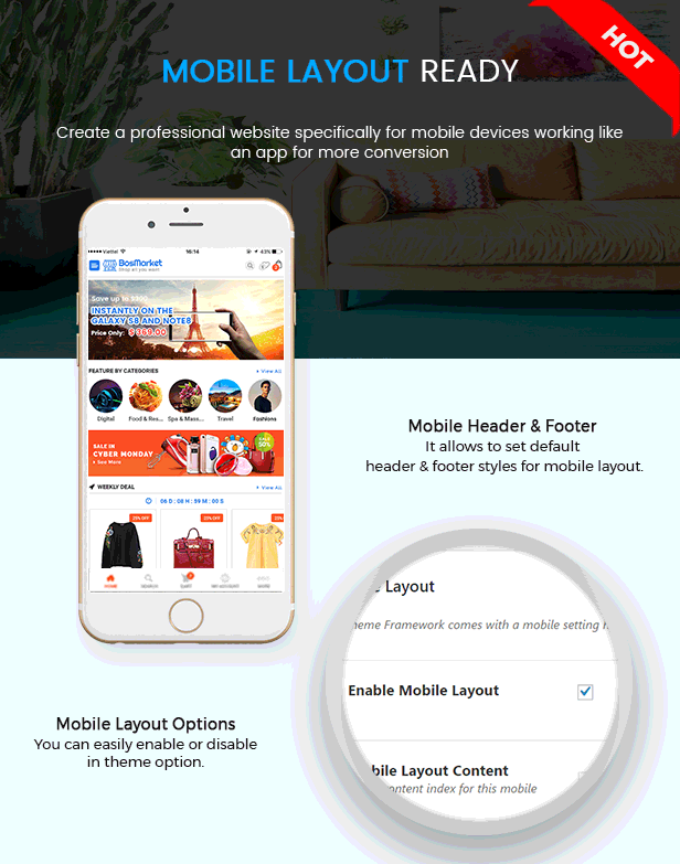 BosMarket SW BosMarket - WooCommerce Theme