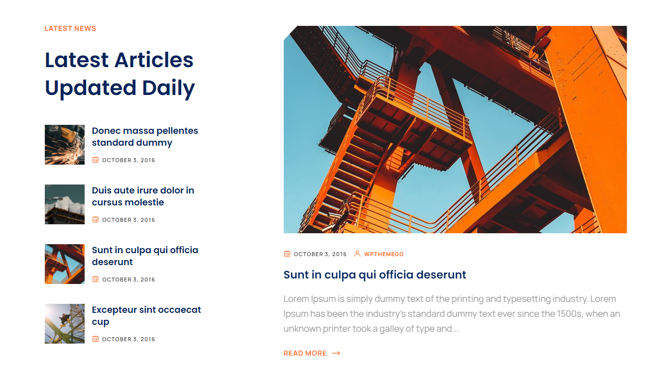 SW Responsive Post Slider